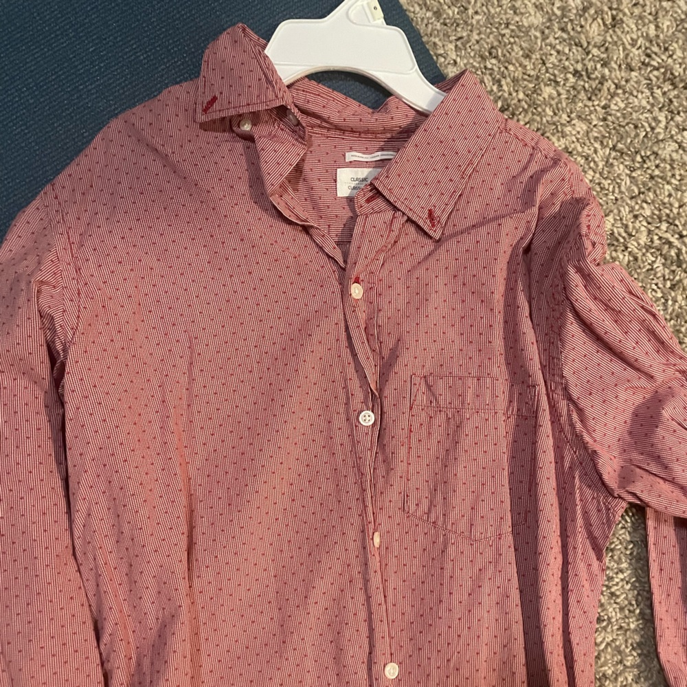 Old Navy long Sleeve Button Down Red Men’s (M)
